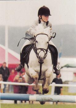 1995 Collect-A-Card Equestrian #212 Susanna Regaardh / Kohls O'boy Front